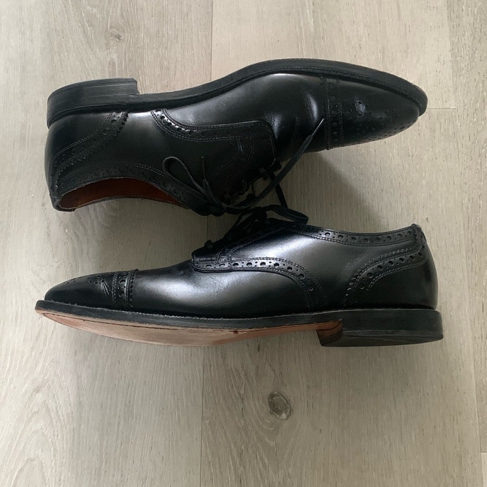 Allen Edmonds Black Rogue Oxfords